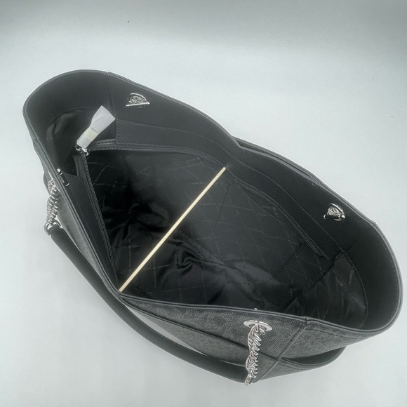 Michael Kors Large X Chain Shoulder Tote Bag & Double Zip Wallet Wristlet - Picture 5 of 13